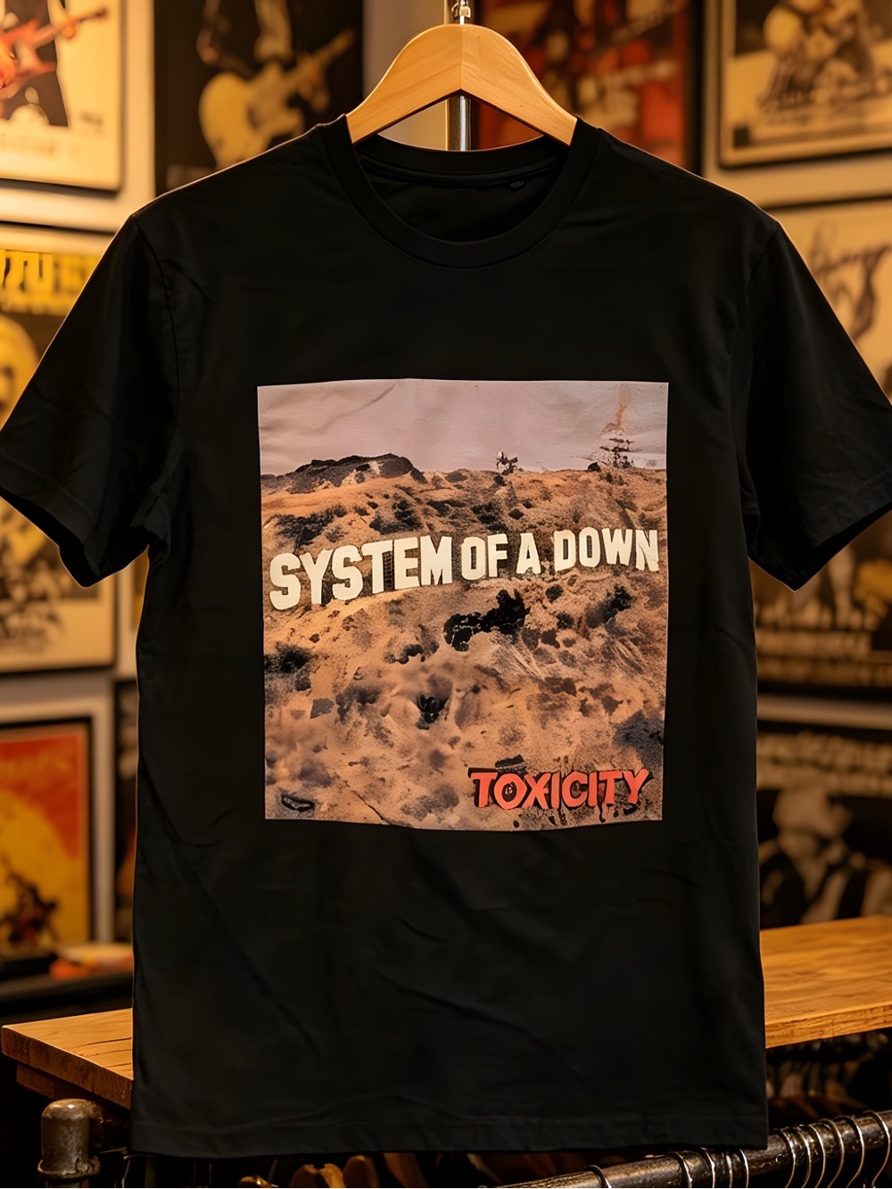 System Of A Down Toxicity Album Art Rock Band Music Fan Graphic Tour T-Shirt